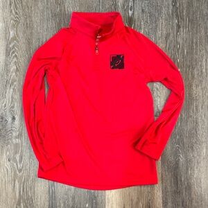 Under Armour Scarlet Half-Zip Top